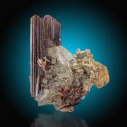 Brookite  on Quartz