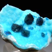 Veszelyite on Hemimorphite