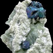 Bornite, actinolite