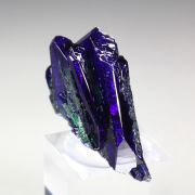 AZURITE, MALACHITE pseudomorph