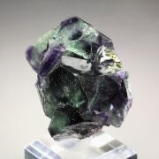 FLUORITE with PHANTOMS, PYRITE