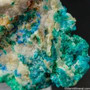 Caledonite, Cerussite, Brochantite