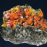 Vanadinite and Calcite