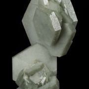 Calcite included by Hedenbergite