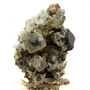 Fluorite + Sphalerite.