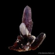 Amethyst with Quartz secondary growths