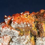 Vanadinite and Calcite