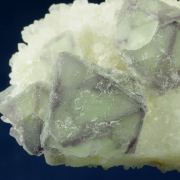 Fluorite on Quartz