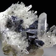 Galena on Quartz with Chlorite