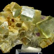 Fluorite, quartz MONGOLIA