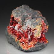 REALGAR, CALCITE