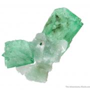 Fluorite on Quartz