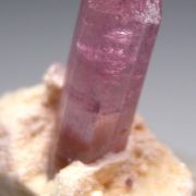 Tourmaline on Feldspar