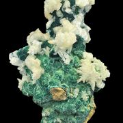 Cerussite, malachite