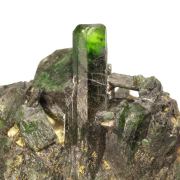 Diopside (Chromian Diopside - GEMMY) (ex Richard A. Kosnar Collection) / Outokumpu Deposit, Finland