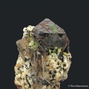 Cafarsite with Agardite and Smoky Quartz