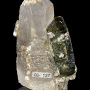 Apatite on Quartz