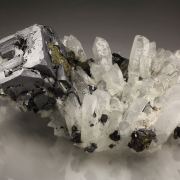 skeletal GALENA, CHALCOPYRITE