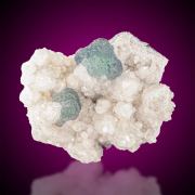 Fluorite  on Quartz