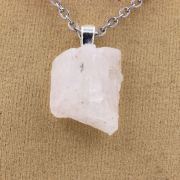 Raw Kunzite Necklace. 20.43 ct.