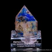 Papagoite included in Quartz