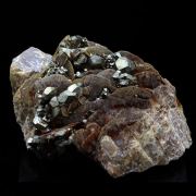 Siderite, Quartz, Pyrite.