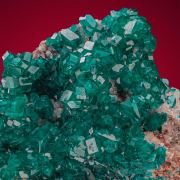 Dioptase  & Calcite