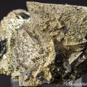 Pyrite on Tetrahedrite