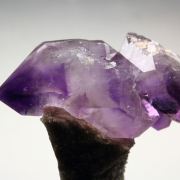 bi-terminated QUARTZ var. AMETHYST