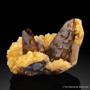 Baryte on Calcite