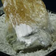 Calcite (pseudo Ulexite) with Ulexite