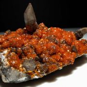 Spessartine with Quartz