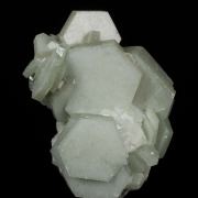 Calcite included by Hedenbergite