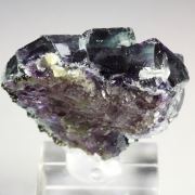 FLUORITE with PHANTOMS, PYRITE