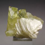 gem BRAZILIANITE, MUSCOVITE