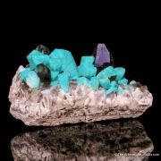 Microcline var. Amazonite with Smoky Quartz