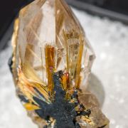 Rutile, Hematite on Quartz