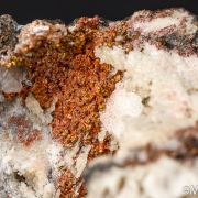 Copper with Calcite, Cerussite