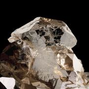 Quartz var. Smoky with Gwindel