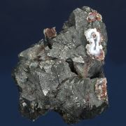 Magnetite with Quartz (var. Chalcedony)