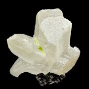 Cerussite, quartz, descloizite