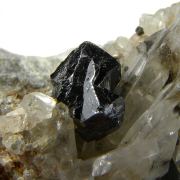 Cassiterite with Quartz / Smoky Quartz Phantoms