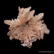 Cerussite (twinned)