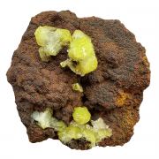 Adamite, calcite