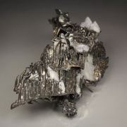 spinel-twinned SILVER, CALCITE