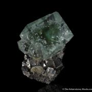 Fluorite on Arsenopyrite