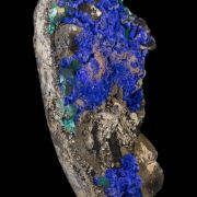 Azurite on Shale