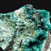 Dioptase with Malachite