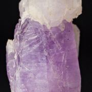 Quartz on Amethyst