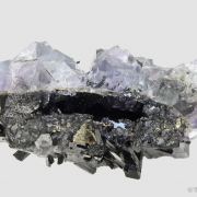 Wolframite and Fluorite with Pyrite